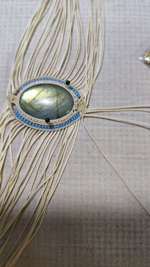 【30 毛衣链】波浪边 第9步