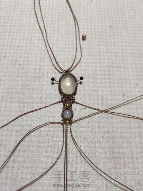 【63 手链】白玛瑙手链 第16步