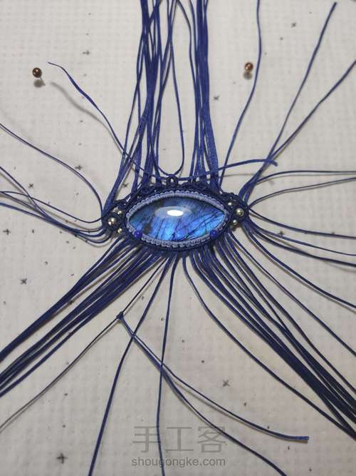 项链：拉长石项链 第10步