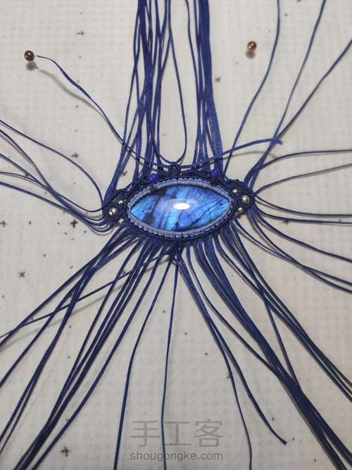 项链：拉长石项链 第11步