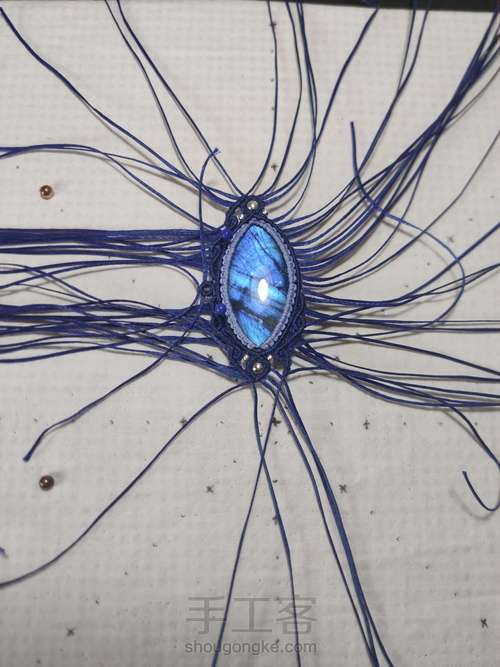 项链：拉长石项链 第21步