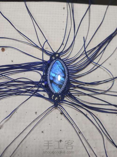 项链：拉长石项链 第23步