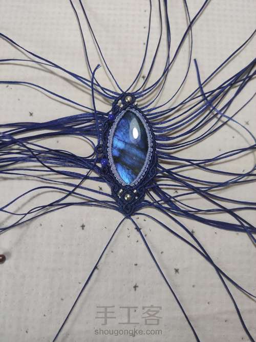 项链：拉长石项链 第25步