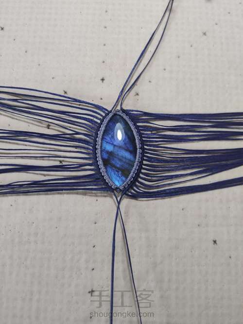 项链：拉长石项链 第4步