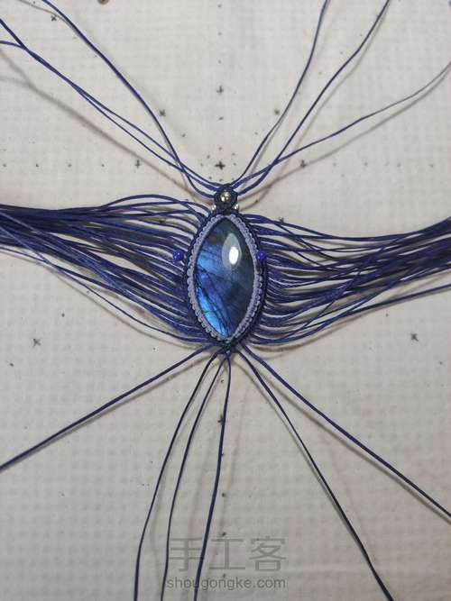 项链：拉长石项链 第6步