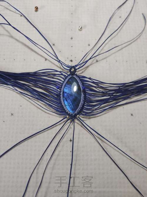 项链：拉长石项链 第7步