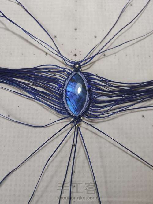 项链：拉长石项链 第8步