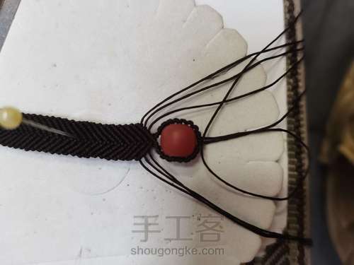 优雅气质项链 第2步