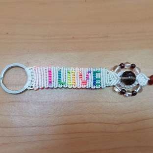 编字包挂钥匙扣