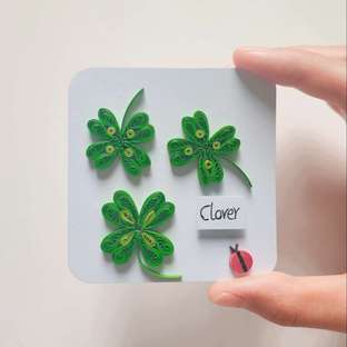 【衍纸🍬教程】🍀 四叶草Clover🔆