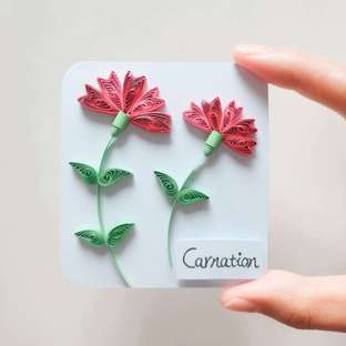 【衍纸💕教程】康乃馨❤️Carnation