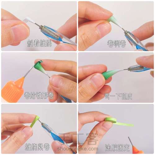 【衍纸😽教程】多肉🧊小精灵③ 第1步