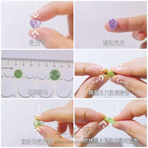 【衍纸🧃教程】飞燕草🌿Delphiniums 第2步