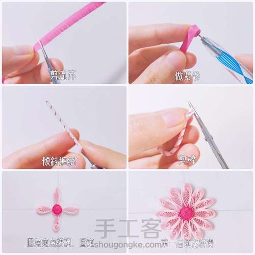 【衍纸🦊教程】太阳花🌞Sunflower 第2步