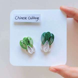 【衍纸教程】大白菜🥬Chinese cabbage