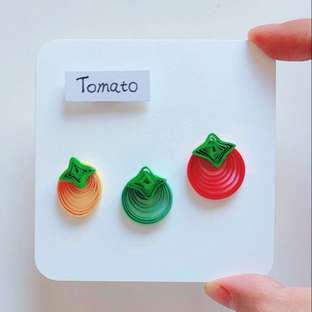 【衍纸🥫教程】番茄🍅Tomato