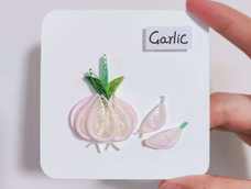 【衍纸🥟教程】大蒜🧄Garlic