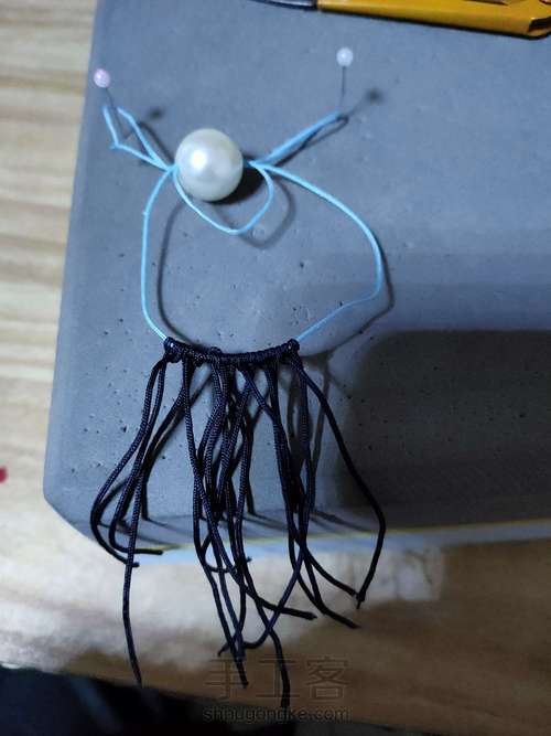 凤冠花嫁刀马旦编绳艺术 第1步