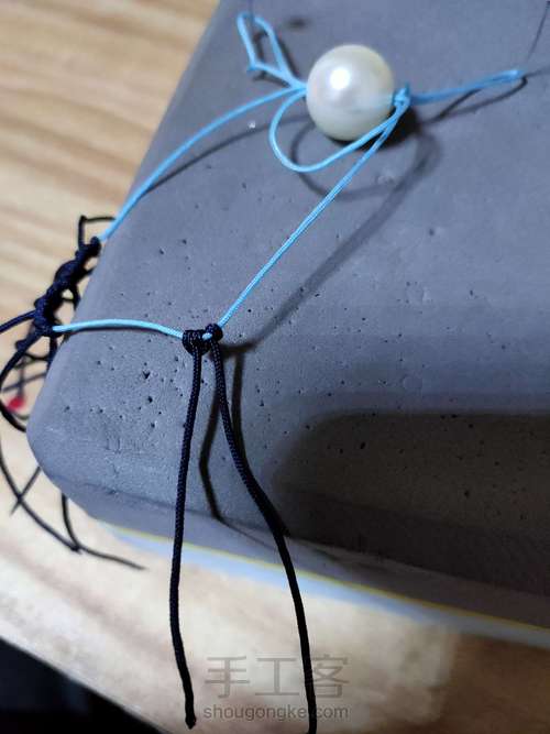 凤冠花嫁刀马旦编绳艺术 第2步