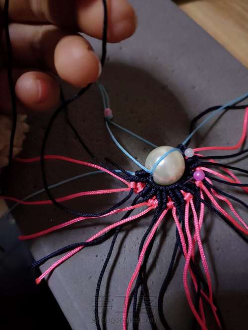 凤冠花嫁刀马旦编绳艺术 第9步