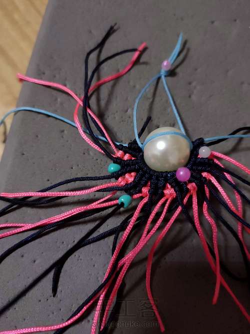 凤冠花嫁刀马旦编绳艺术 第10步