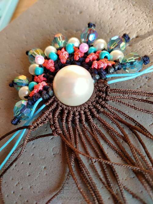 凤冠花嫁刀马旦编绳艺术 第20步