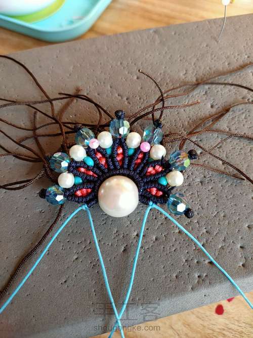 凤冠花嫁刀马旦编绳艺术 第23步