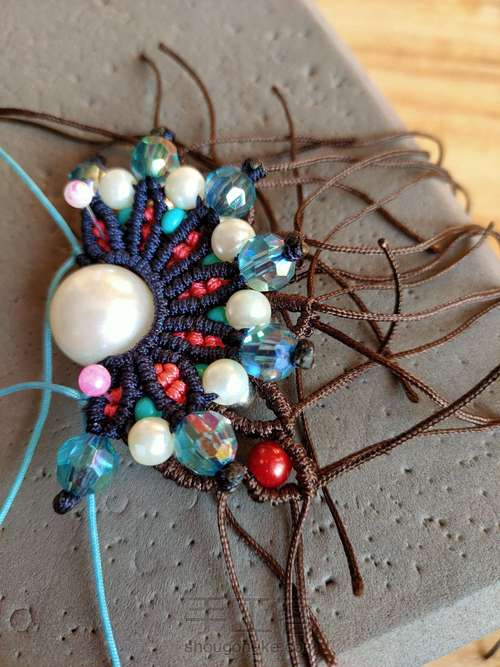 凤冠花嫁刀马旦编绳艺术 第24步