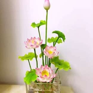 粘土荷花制作