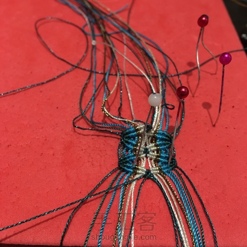 手工手链 第2步