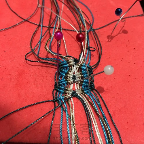 手工手链 第4步