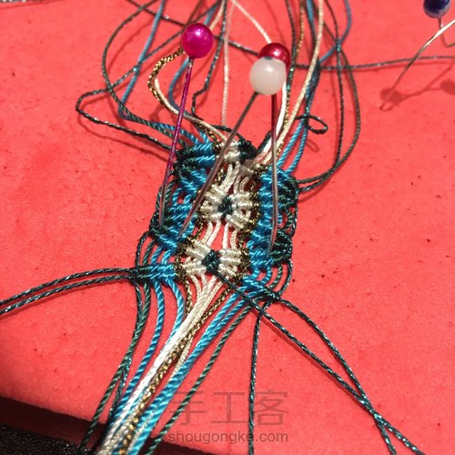 手工手链 第7步