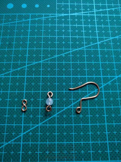 [原创]金属绕线贝壳耳环制作 超简单的萌新入门教程 第7步