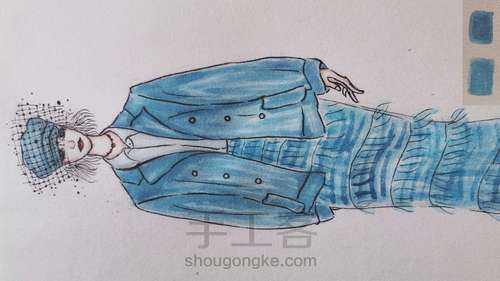 手绘效果图 第4步