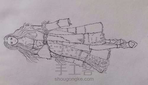 手绘人物 第1步