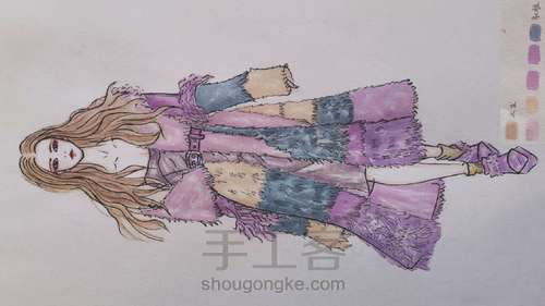 手绘人物 第4步