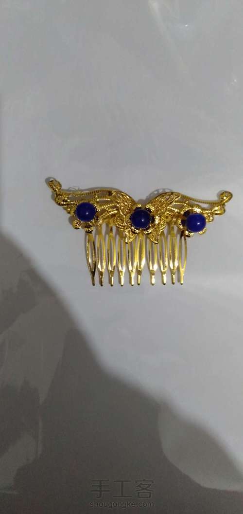 古风发簪发梳教程 第6步