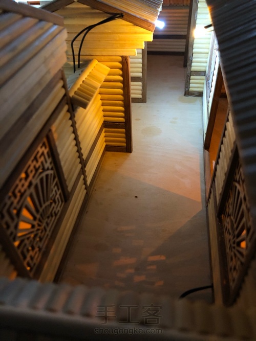 一次性筷子传统四合院 第6步