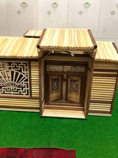 一次性筷子传统四合院 第8步