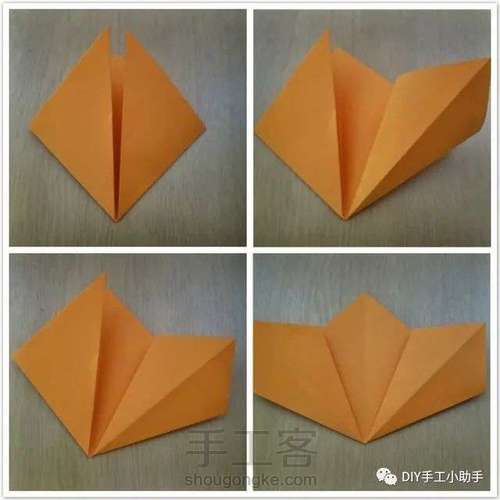 立体纸艺樱花 第2步
