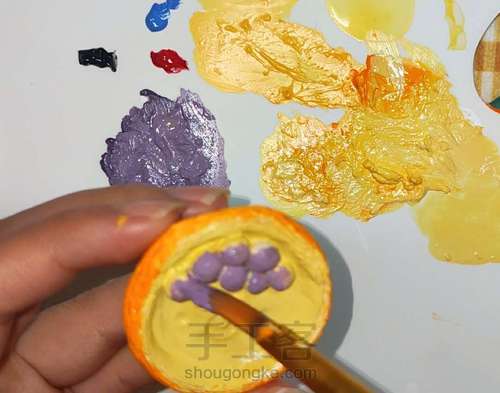 石塑蛋挞冰箱贴 第11步