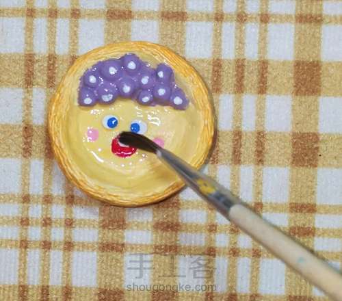 石塑蛋挞冰箱贴 第13步