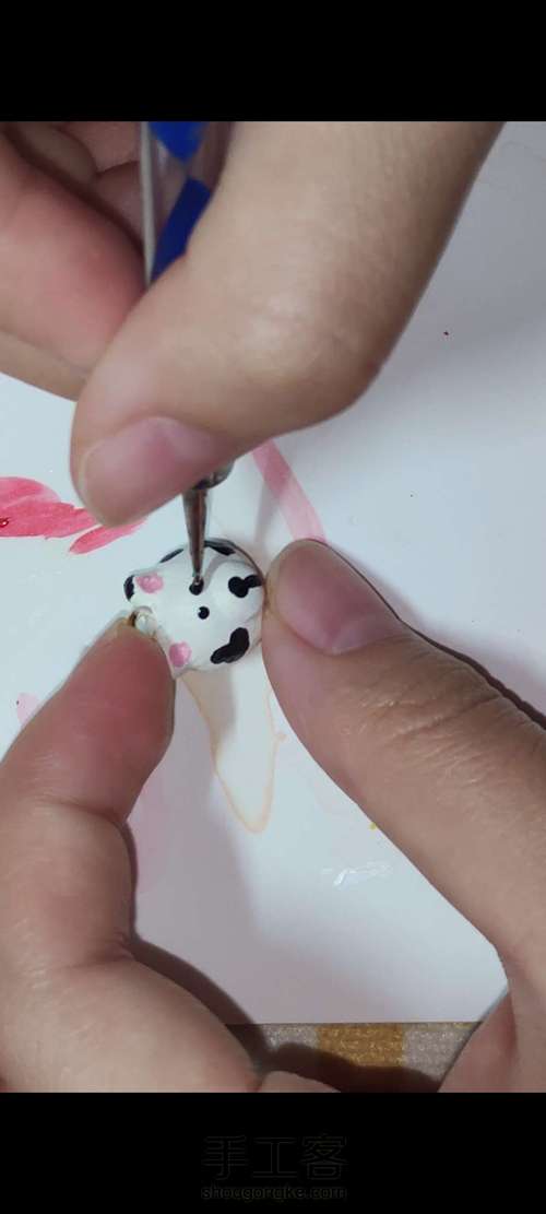 斑点狗手机链 第14步