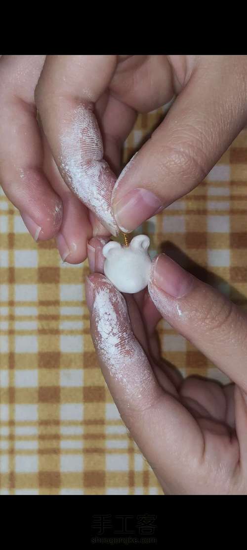 动物森友会石塑手机链教程 第10步