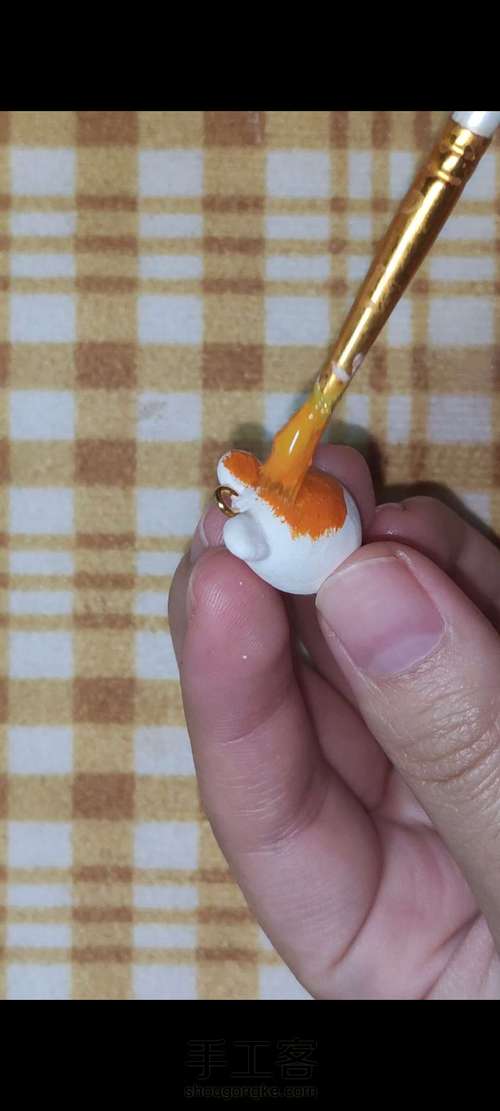 动物森友会石塑手机链教程 第11步