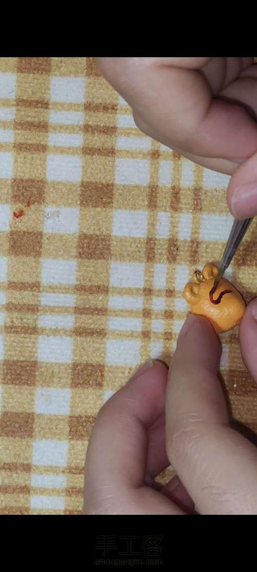 动物森友会石塑手机链教程 第12步