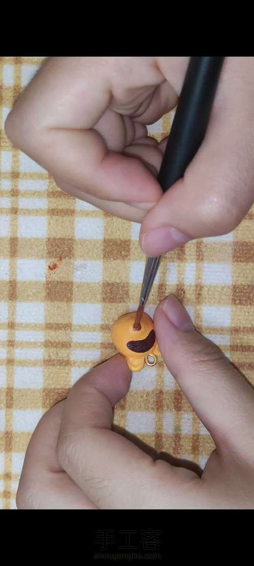 动物森友会石塑手机链教程 第14步