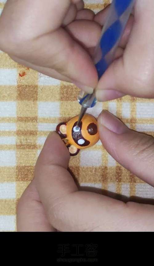 动物森友会石塑手机链教程 第18步