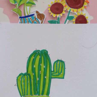 马克笔－仙人掌