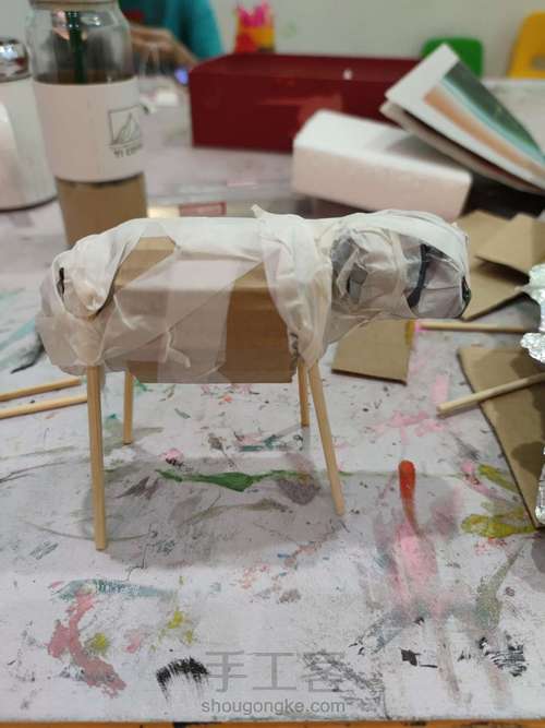 软陶猛犸象 第1步